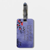 レッドローゼスとのチャットノワールハート ラゲッジタグ (裏面縦)