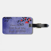 レッドローゼスとのチャットノワールハート ラゲッジタグ (裏面横)