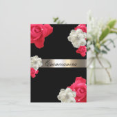 レッドローゼスカスタムキンセアニェラ招待状 招待状 (スタンド正面)