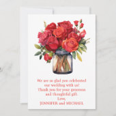 レッドローゼスサンキューカード サンキューカード (正面)