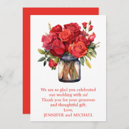 レッドローゼスサンキューカード サンキューカード