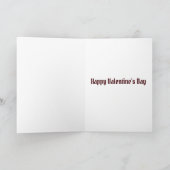 レッドローゼスシルバーフェージオンブラックゴシックバレンタイン シーズンカード (内部)