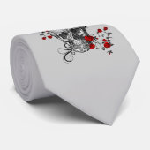 レッドローゼススカル ネクタイ (ロール)