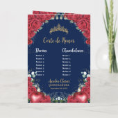 レッドローゼススノーホワイトキンセアニライベント順 プログラム (裏面)