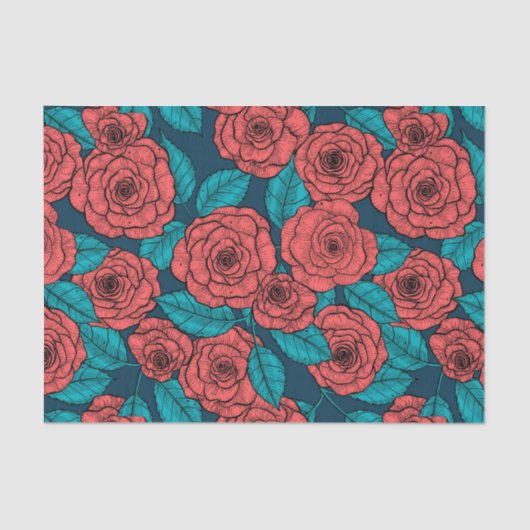 レッドローゼスティッシュペーパー 薄葉紙 (正面)