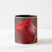 レッドローゼスフローラアーエレガントト – 自然インスパイア- マグカップ (中央)