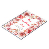 レッドローゼスフローラウェディングプランナー ノートブック (左側)