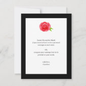 レッドローゼスフローラサンキュー サンキューカード (裏面)