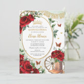 レッドローゼスフローラシャーロブーツキンセアニラスウィート16 招待状 (スタンド正面)