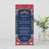 レッドローゼスフローラスノーホワイトアップル誕生日メニュー プログラム (スタンド正面)