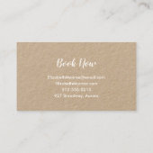 レッドローゼスフローラ美容師サロンメイクアップクラフト 名刺 (裏面)