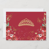 レッドローゼスフローラ蝶プリンセスキンセアニラ セーブザデート (裏面)