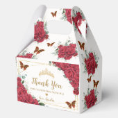 レッドローゼスフローラ蝶XV 16誕生日ゲーブル フェイバーボックス (裏面)