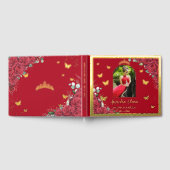 レッドローゼスフローラ金ゴールドキンセアニラQuince 15写真 ゲストブック (全面)