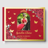 レッドローゼスフローラ金ゴールドキンセアニラQuince 15写真 ゲストブック (正面)