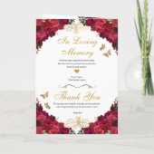 レッドローゼスプリンセスティアラキンセアニェラプログラム 招待状 (裏面)