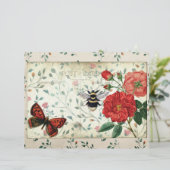 レッドローゼスヴィンテージはがきスクラップブック紙 (スタンド正面)