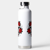 レッドローゼス付きペンタグラム ウォーターボトル (右面)