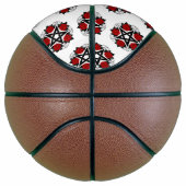 レッドローゼス付きペンタグラム バスケットボール (右)