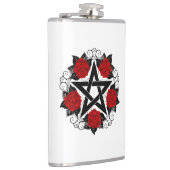 レッドローゼス付きペンタグラム フラスク (右)