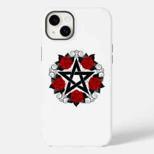 レッドローゼス付きペンタグラム Case-Mate iPhone 14 PLUSケース