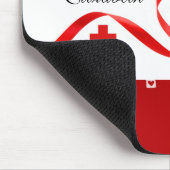 レッドローゼス名前をカスタムするギフトマウスパッドナース マウスパッド (コーナー)