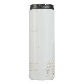 レッドローゼス名前をカスタムするサーマルタンブラー タンブラー (裏面)