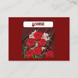 レッドローゼス座席表 プレイスカード