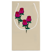 レッドローゼス抱き枕 スモールペーパーバッグ (裏面)