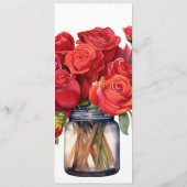 レッドローゼス結婚式 プログラム (裏面)