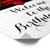 レッドローゼス誕生日 ポスター (角)