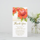 レッドローゼス金ゴールドサンキューシンパカード サンキューカード (スタンド正面)