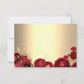 レッドローゼス金ゴールド 出欠カード (裏面)