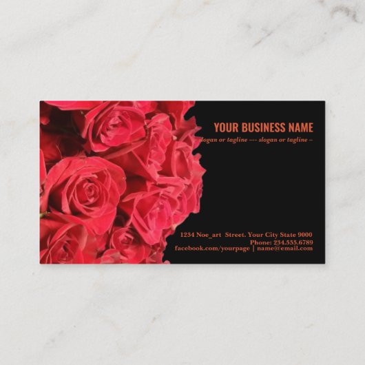 レッドローゼス 名刺 (裏面)