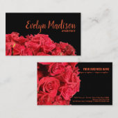 レッドローゼス 名刺 (正面/裏面)