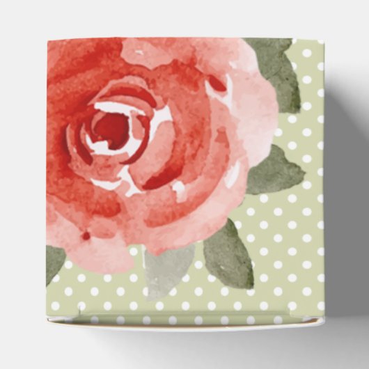 レッドローゼズウォーターカラーフローラ2" フェイバーボックス (上部)