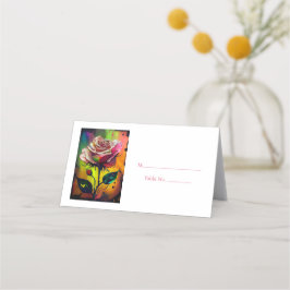 レッドローゼズゲストテーブルナンバー座席表 プレイスカード