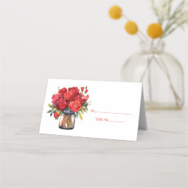 レッドローゼズゲストテーブルナンバー座席表 プレイスカード