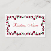 レッドローゼズビジネスカード 名刺 (正面)