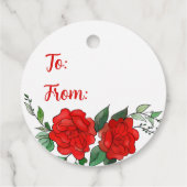 レッドローゼズフローラハッピーマザーズデイ フェイバータグ (裏面)