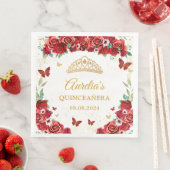 レッドローゼズフローラ蝶キンセアニェラナプキンス (インサイチュ)