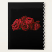 レッドローゼズホワイトブラック結婚ズ プランナー手帳 (裏面)