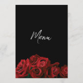 レッドローゼズホワイトブラック結婚ズ メニュー (裏面)