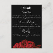 レッドローゼズホワイトブラック エンクロージャーカード (正面)