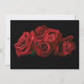 レッドローゼズホワイトブラック 招待状 (裏面)