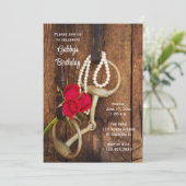 レッドローゼズホースビットカントリーウェスタンバースデーパーティー 招待状 (スタンド正面)