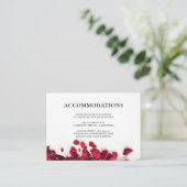 レッドローゼズホ結婚テルアコモデーション エンクロージャーカード (スタンド正面)