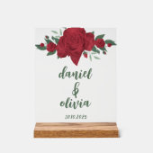 レッドローゼズボホ結婚ズ アクリルサイン (正面)