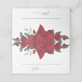 レッドローゼズボホ結婚ズ プレイスカード (外部開封)