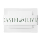 レッドローゼズボホ結婚ズ 招待状ベリーバンド (正面例)